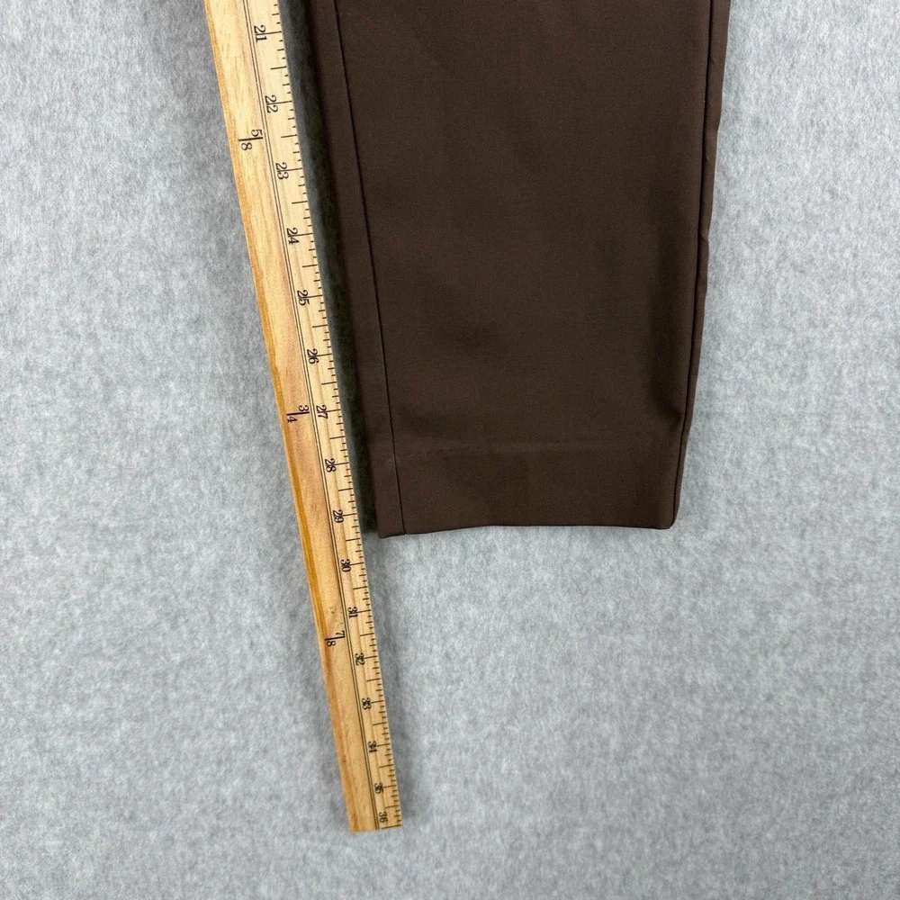 BYLT Pants Mens 32x30 Brown Slim Fit Executive Performance Chino Trousers Work
